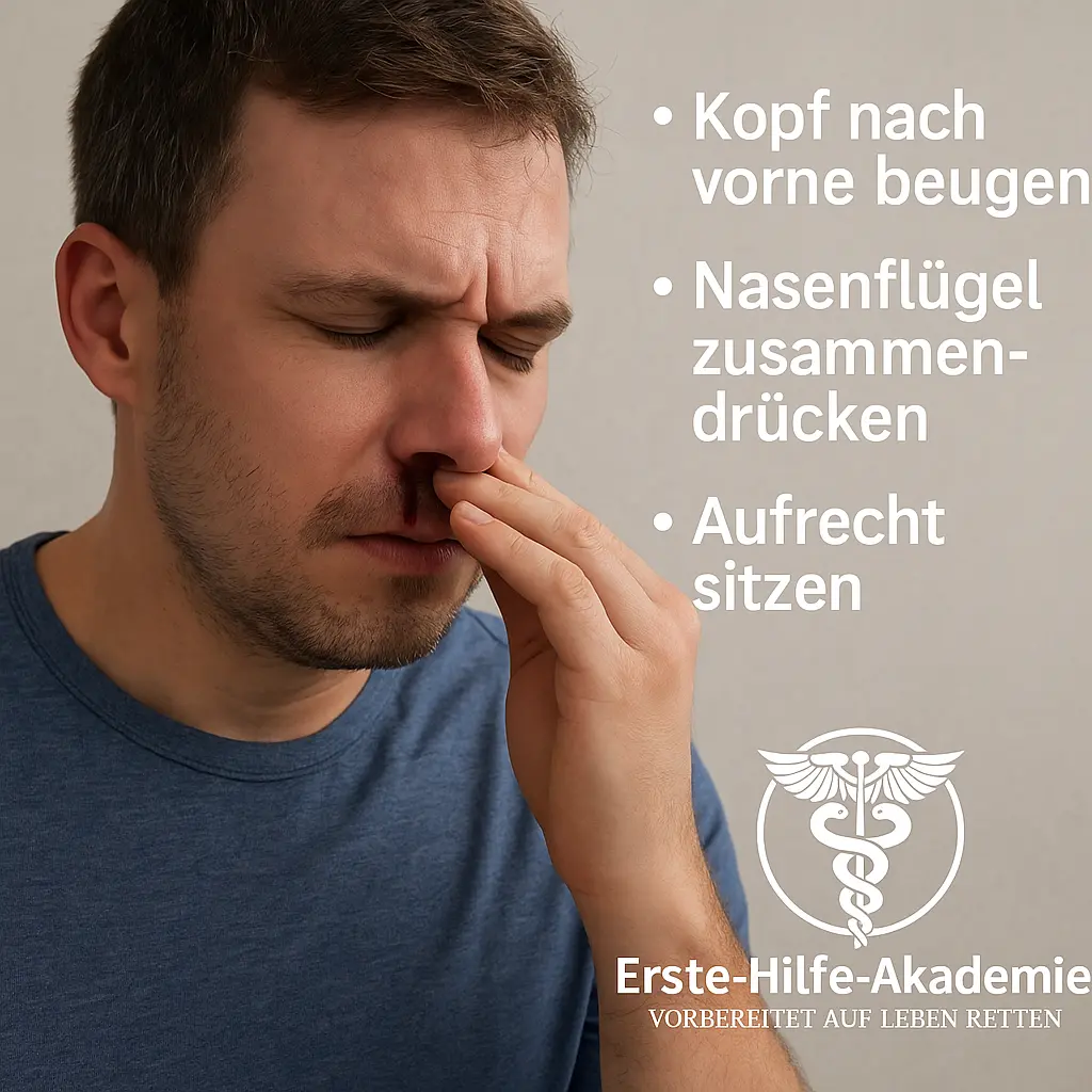 Realistisches Erste-Hilfe-Training mit Logo der Erste-Hilfe-Akademie Hildesheim im Bild eingebettet.